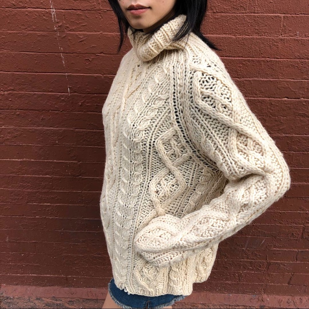 Vintage Oversized Turtle Neck Sweater